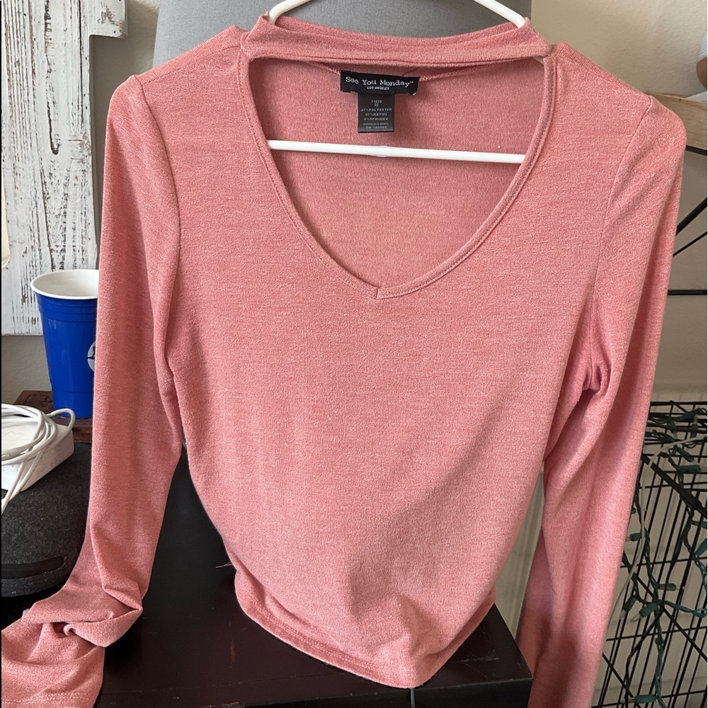 Long Sleeve Blouse Size M
